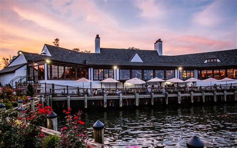 Riviera waterfront mansion - An outdoor cocktail hour on our patio overlooking the Great South Bay, truly a wonderful way to kick off your reception! 